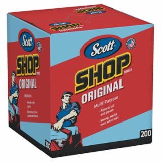 8 boxes per case - Scott® Shop Towel, Pop-Up Box, Blue