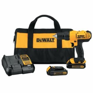 20V MAX* Lithium Ion Compact Drill/Driver Kits, DCD771 1/2 in Drill Driver, 20 V