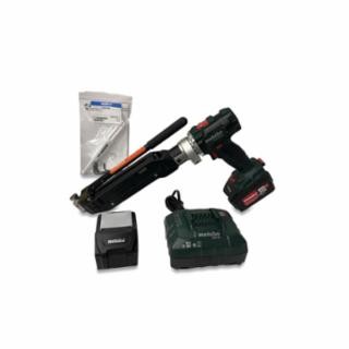 Rechargeable Center Punch Tool, 18 V, Portable, 2 Batteries